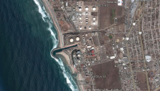 The new desalination plant at Playas de Rosarito will be on the coast adjacent to the existing power station